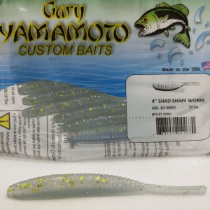 3.75¨ Gary Yamamoto Shad Shape Worm 9005