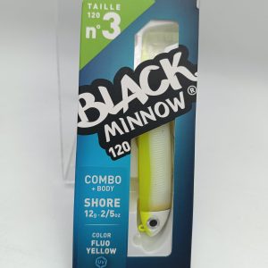 Black Minnow 120 Talla 3 Combo 12g. – Fluo Yellow