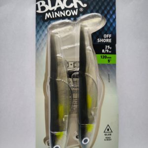 ¡¡ NEW !! Black Minnow 120 Talla 3 – Combo X 2 – Off Shore – 25g – AYU