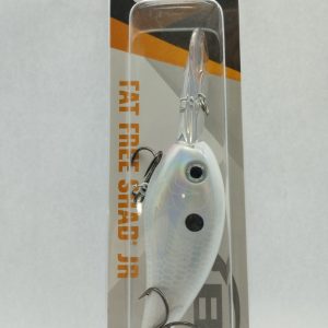 BOMBER Fat Free Shad Jr.- BMBD6F Pearl White